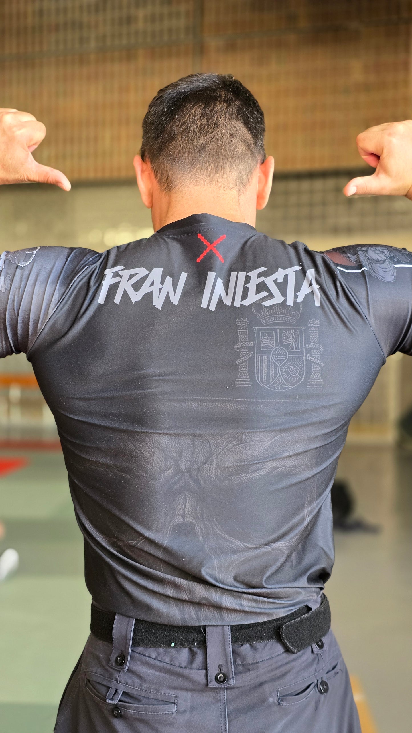 Camiseta Rashguard Entrenamiento Policial Personalizable – Grappling / MMA