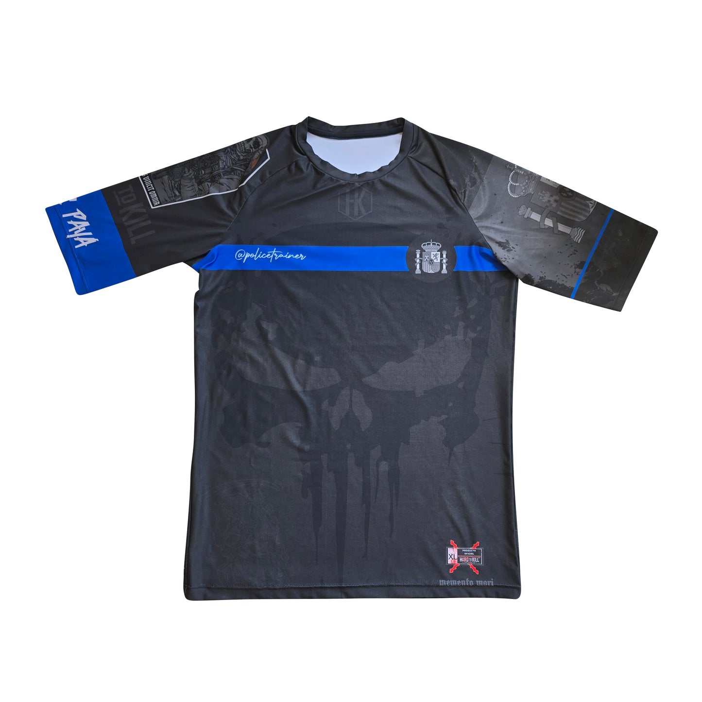 Camiseta Rashguard Entrenamiento Policial Personalizable – Grappling / MMA